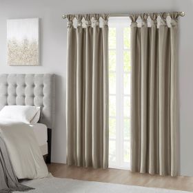 Twist Tab Total Blackout Window Curtain Panel(Only 1 Pc Panel)