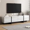 Black & White Contemporary Design TV Stand