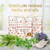 Magnificent 101 Long Lasting Set of 3 Gratitude Smudge Candles | 3.5 Oz Each - 42 Hour Burn |Soy Wax Candle for House Energy Cleansing, Meditation & M