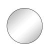 Wall Mirror 39 Inch Black Round Mirror Metal Frame