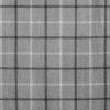 Plaid Faux Leather Tab Top Curtain Panel with Fleece Lining(Only 1 Pc Panel)