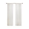 Yarn Dye Sheer Curtain Panel Pair(2 Pcs Window Panels)