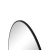 Wall Mirror 39 Inch Black Round Mirror Metal Frame